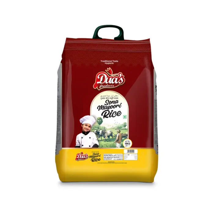 DUAS - sona masuri RICE BAG - MOCK-UP- 2025 - 18 kg